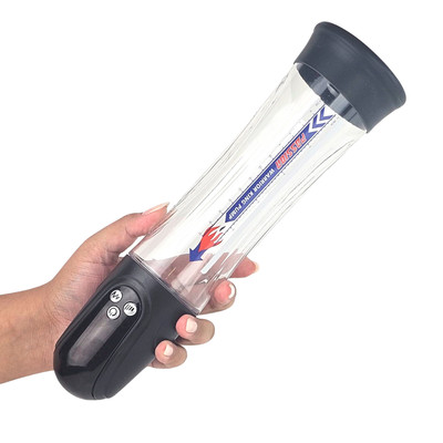 Bomba Peniana Elétrica com Painel de LED, 4 Modos de Sucção e 4 Pressão de Vácuo - Warrior King Pump
