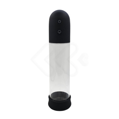 Bomba Peniana Elétrica com Botão de Descompressão do Ar e Carregamento Via Cabo USB - LuvPump Automatic Penis Pump | 20,7 x 6 cm | Cor: Preto