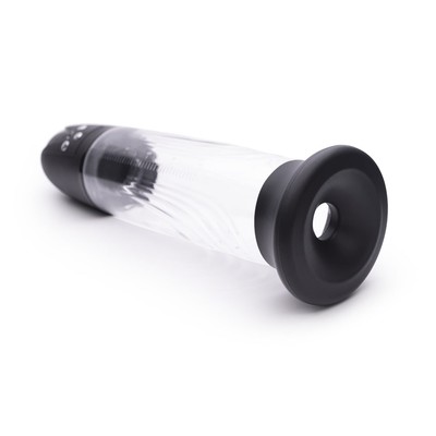 Foto 4 do produto Bomba Peniana Elétrica Recarregável com Vagina em TPR, Anel, 4 Modos de Sucção e 4 Intensidades - Passion Pump Men
