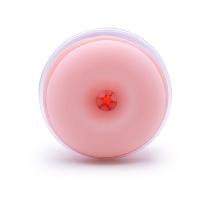 Foto 6 do produto Bomba Peniana Elétrica Recarregável com Vagina em TPR, Anel, 4 Modos de Sucção e 4 Intensidades - Passion Pump Men