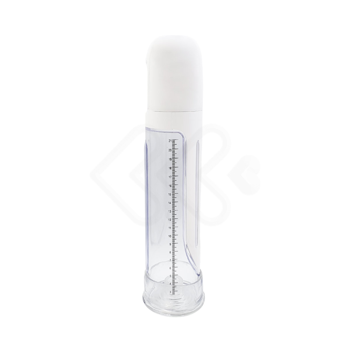 Bomba Peniana Elétrica com Sucção Automática e 4 Níveis de Velocidade - Penis Pump Master Max Cup | 31,8 x 6,6 cm | Cor: Branco - 4