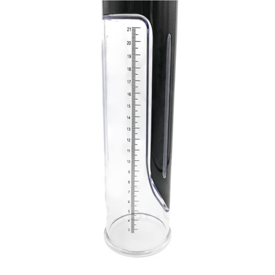 Foto 3 do produto Bomba Peniana Elétrica com Sucção Automática e 4 Níveis de Velocidade - Penis Pump Master Max Cup | 31,8 x 6,6 cm | Cor: Preto