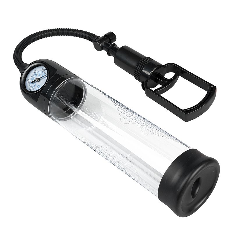 Bomba Peniana Manual com Manopla de Bombeamento Manômetro de Pressão - SI Bomba Peniana | 20 x 1,5 cm - 2