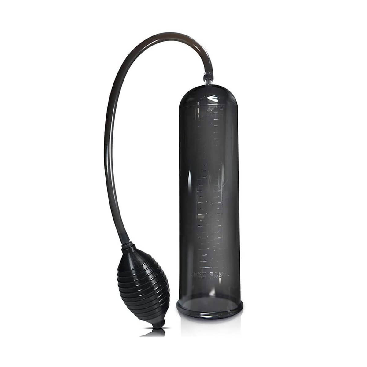 Bomba Peniana Manual com Pera de Bombeamento - Strong Man - 21 x 6,7 cm | Cor: Fumê - 2