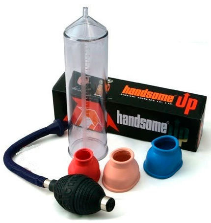 Bomba Peniana Manual com Pêra - Handsome UP Sexy Import | 21 x 6 cm - 3