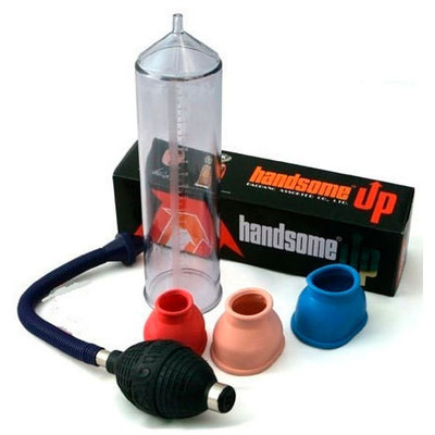 Foto 3 do produto Bomba Peniana Manual com Pêra - Handsome UP Sexy Import | 21 x 6 cm