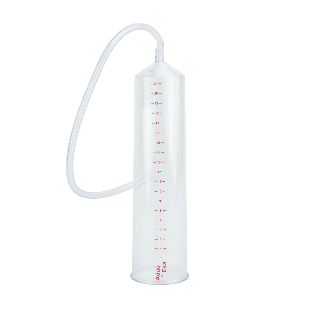 Bomba Peniana Manual com Seringa - Mr. Big | 22,5 x 5,5 cm | Cor: Transparente - 2