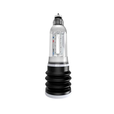 Bomba Peniana Manual para Uso no Chuveiro ou na Banheira - BathMate HydroMax X20 | 14 x 4,5 cm | Cor: Transparente