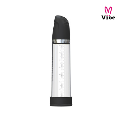 Foto 4 do produto Bomba Peniana Recarregável Elétrica com 4 Modos de Sucção e Anel em Silicone - Penis Pump - 30,9 x 7,6 cm