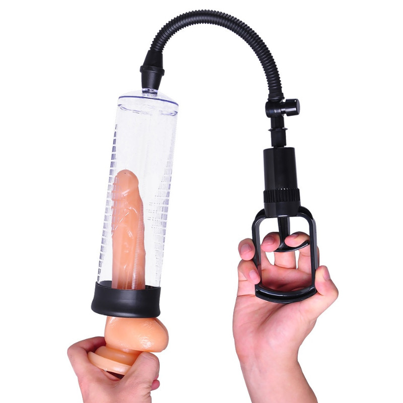 Bomba Peniana de Sucção Manual com Manopla e Anel - Penis Pump Power Up | Disponível em 2 Cores - 5