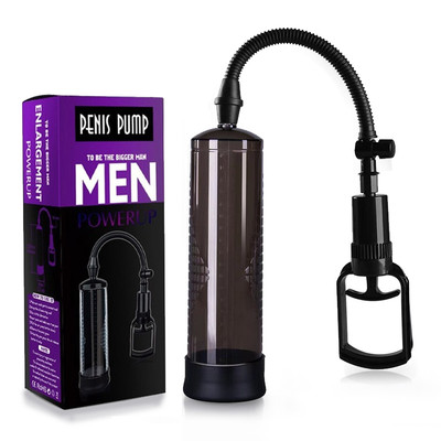 Bomba Peniana de Sucção Manual com Manopla e Anel - Penis Pump Power Up | Disponível em 2 Cores