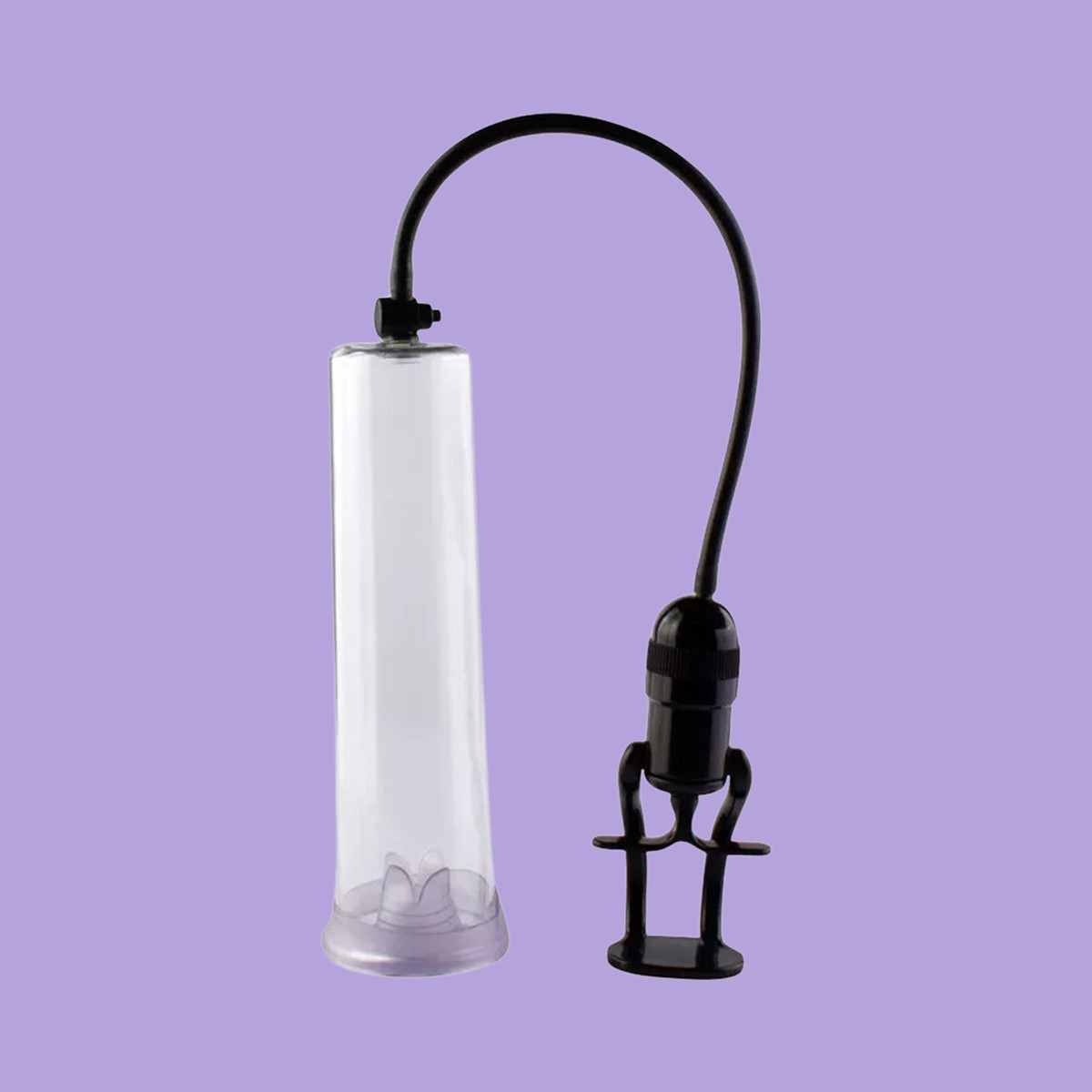 Bomba Peniana de Sucção Manual com Seringa de Bombeamento e Anel de Silicone - Hard Less | 26 x 7 cm - 2