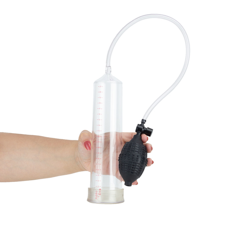 Bomba Peniana de Sucção à Vácuo Manual com Pêra e Anel em Forma de Vagina - Exclusiva Hércules - 7