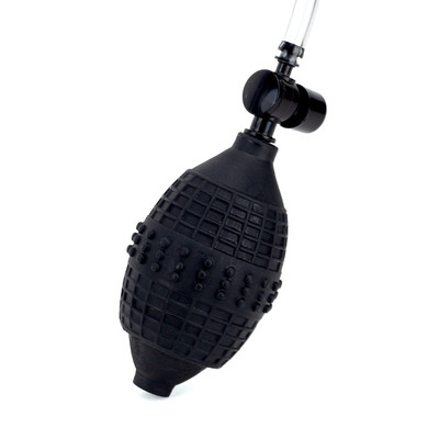 Foto 6 do produto Bomba Peniana de Sucção à Vácuo Manual com Pêra e Anel em Forma de Ânus - Exclusiva Hércules