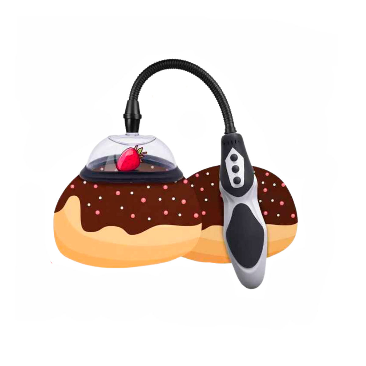 Bomba Vaginal Elétrica Recarregável em ABS, com 4 Modos de Sucção e 4 Intensidades - Passion Pump - 4