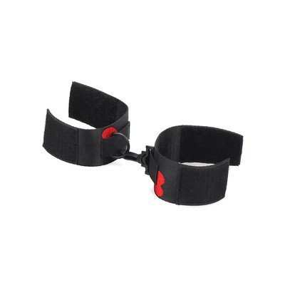 Foto 5 do produto Kit Bondage com Algemas, Prendedor de Perna e Tornozeleiras com Detalhes de Coração com 10 peças - Bondage Kits I Would Give It All To Not Be Sleep Alone