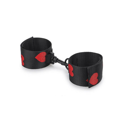 Foto 6 do produto Kit Bondage com Algemas, Prendedor de Perna e Tornozeleiras com Detalhes de Coração com 10 peças - Bondage Kits I Would Give It All To Not Be Sleep Alone