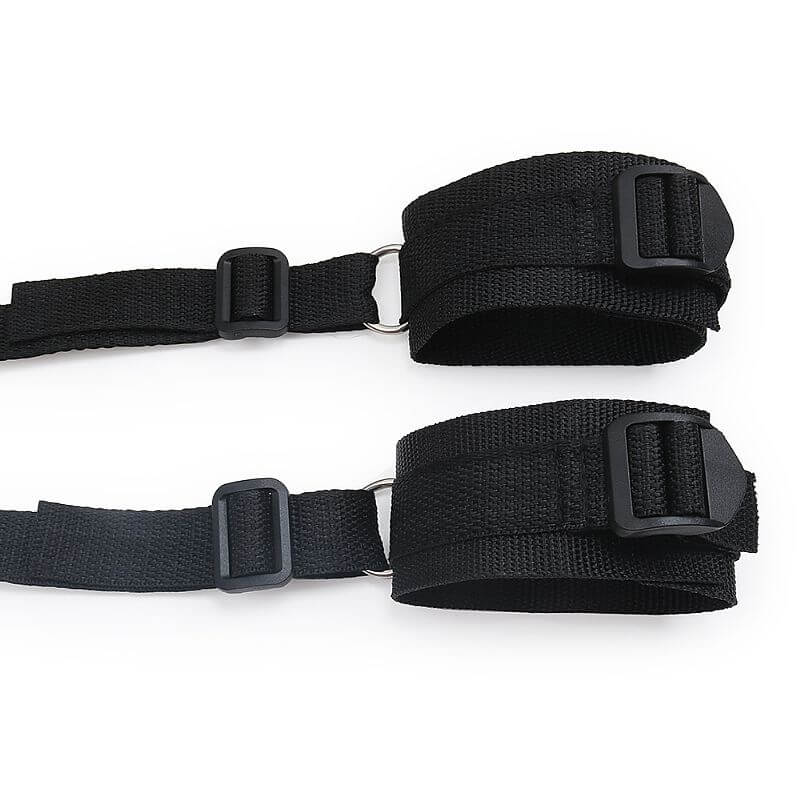 Kit com Tornozeleiras e Algemas em Nylon para Cama - Bondage Kits - 2