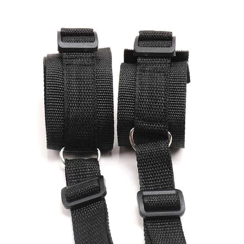 Kit com Tornozeleiras e Algemas em Nylon para Cama - Bondage Kits - 3