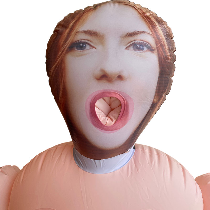 Boneca Inflável com 2 Orifícios Penetráveis em TPE, Bullet Multivelocidade e Gemido - 5