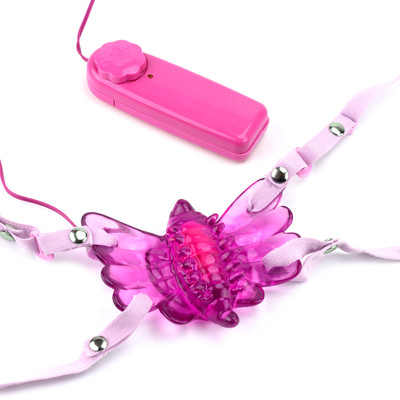 Foto 8 do produto Estimulador Feminino em Forma de Borboleta com Vibração Multivelocidade e Cinta Elástica - Borboleta Mágica | Disponível em 3 Cores