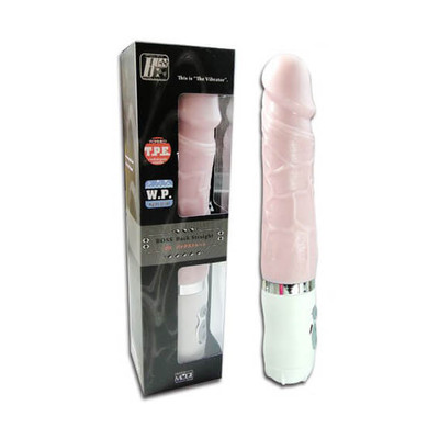 Foto 1 do produto Boss Back Straight - Vibrador Realístico com 4 Intensidades de Vibração e 4 Velocidades de Rotação - 15,5 x 4,3 cm