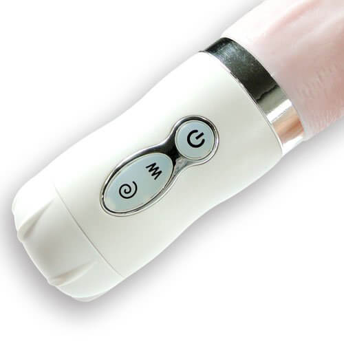 Boss Back Straight - Vibrador Realístico com 4 Intensidades de Vibração e 4 Velocidades de Rotação - 15,5 x 4,3 cm - 4