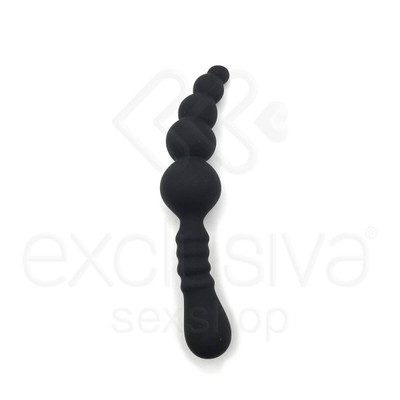 Foto 2 do produto Boss Silicone Wand - Estimulador Escalonado Wavy Stick em Silicone - 20 x 4 cm