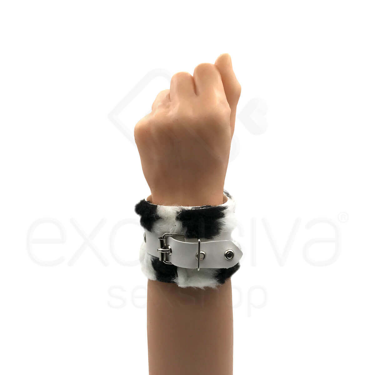 Algemas Feitas em Pelúcia com Fivelas Ajustáveis - Brasil Fetiche | Disponível em 8 Cores - 15