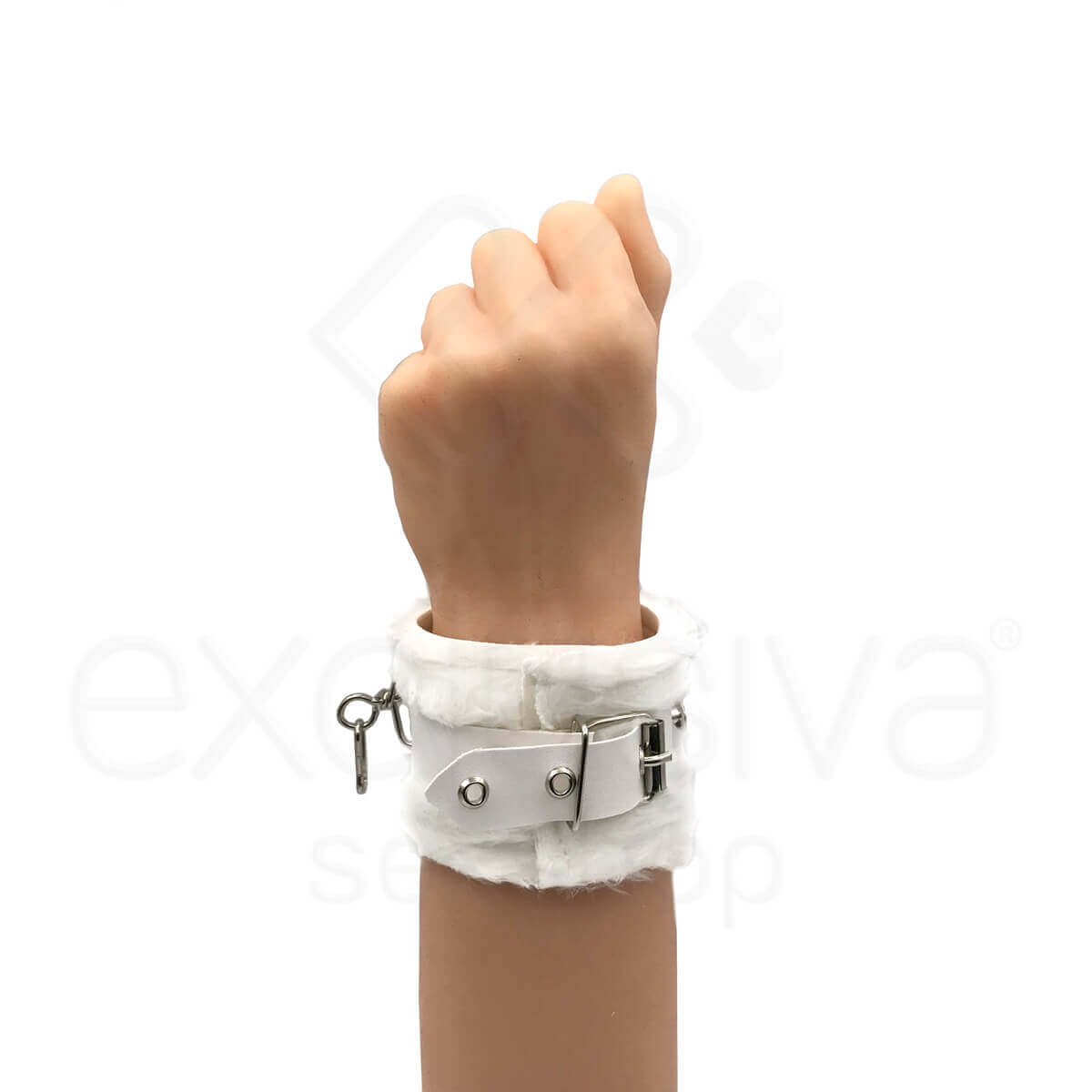 Algemas Feitas em Pelúcia com Fivelas Ajustáveis - Brasil Fetiche | Disponível em 8 Cores - 18