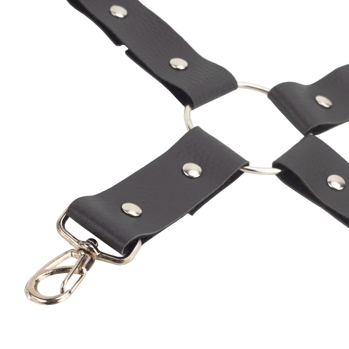 Algemas para Mãos e Tornozelos em Couro Sintético com Fivelas Ajustáveis e Distanciador - Brasil Fetiche | Tamanho Único - 3