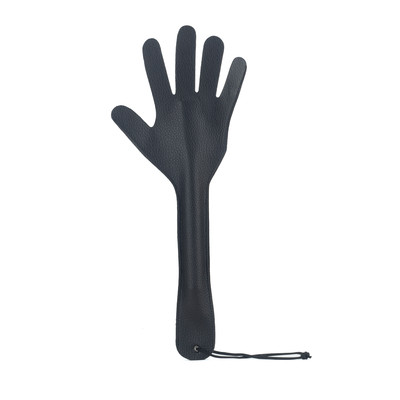 Foto 1 do produto Chibata em Forma de Mãozinha Feita em Couro Sintético - Brasil Fetiche | 40 cm