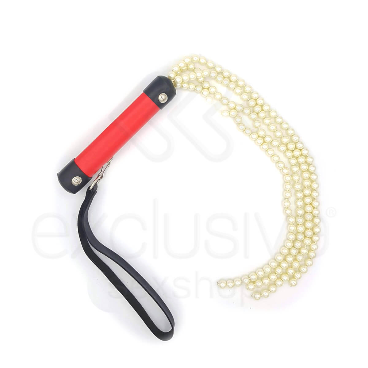 Chicote Luxo com Tiras de Pérolas - Brasil Fetiche | Disponível em 6 Cores - 7