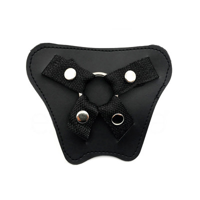 Foto 2 do produto Cinta Peniana em Couro Sintético e Nylon com 3 Argolas em Metal para Regulagem - Brasil Fetiche | Tamanho Único