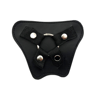 Foto 3 do produto Cinta Peniana em Couro Sintético e Nylon com 3 Argolas em Metal para Regulagem - Brasil Fetiche | Tamanho Único