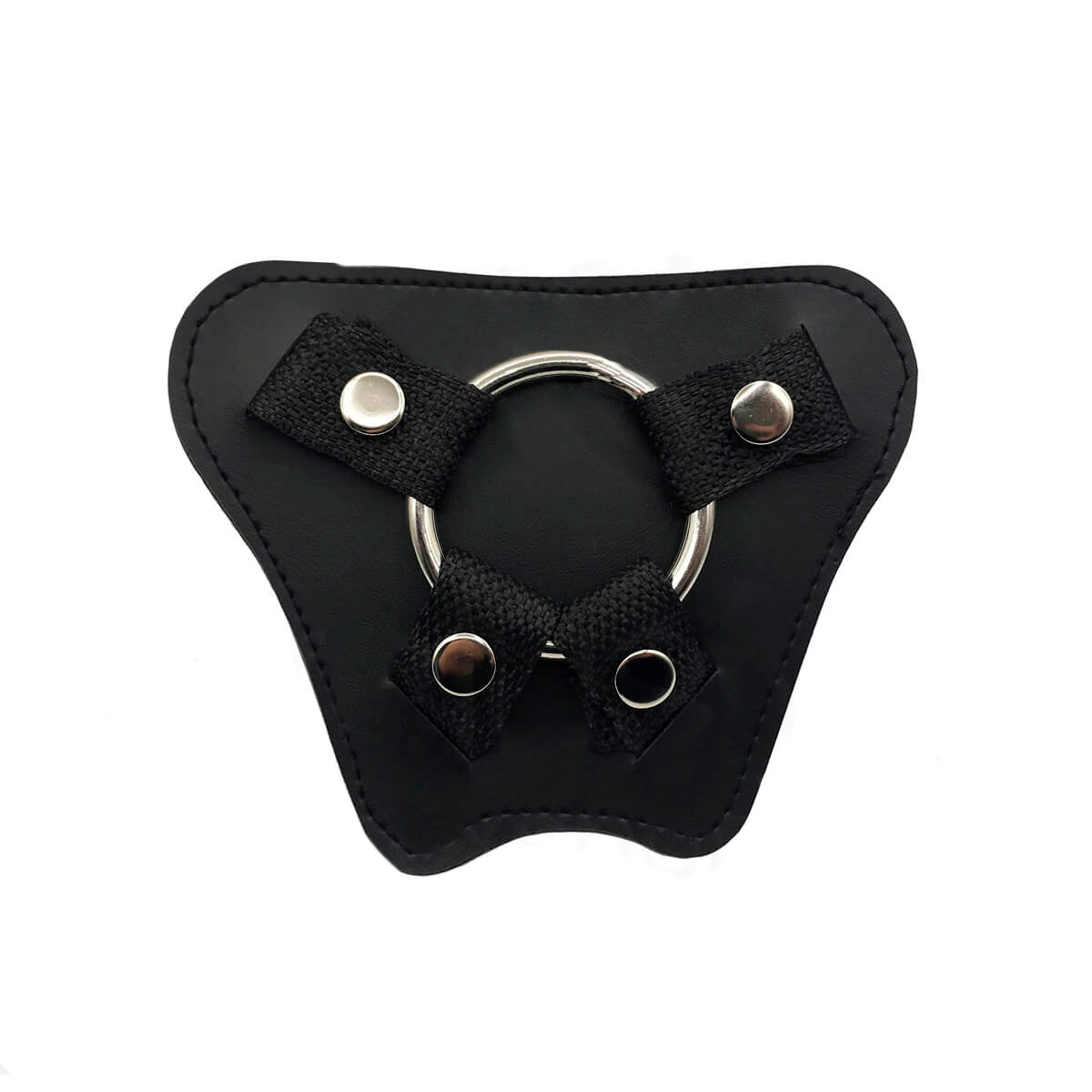 Cinta Peniana em Couro Sintético e Nylon com 3 Argolas em Metal para Regulagem - Brasil Fetiche | Tamanho Único - 4