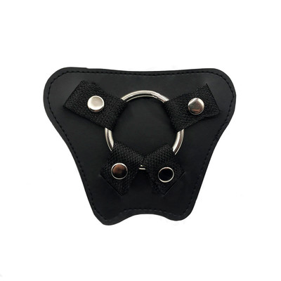 Foto 4 do produto Cinta Peniana em Couro Sintético e Nylon com 3 Argolas em Metal para Regulagem - Brasil Fetiche | Tamanho Único