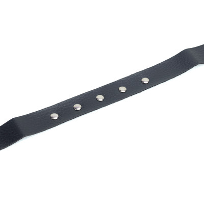 Foto 3 do produto Choker em Couro Sintético com Detalhes e Fivela Ajustável - Brasil Fetiche