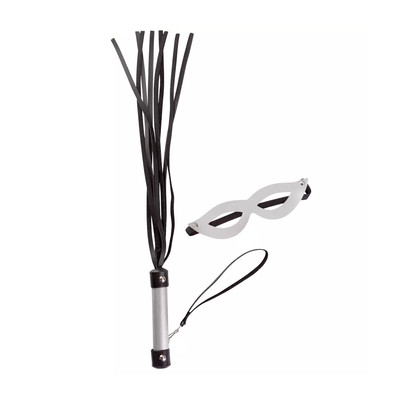 Kit Luxo com Chicote e Máscara - Brasil Fetiche | Disponível em 6 Cores