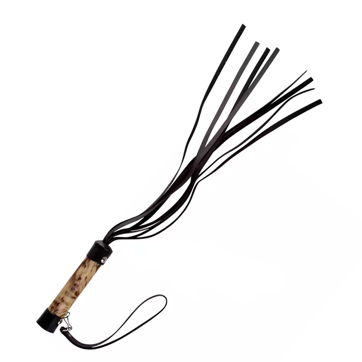 Kit Luxo com Chicote e Máscara - Brasil Fetiche | Disponível em 6 Cores - 15