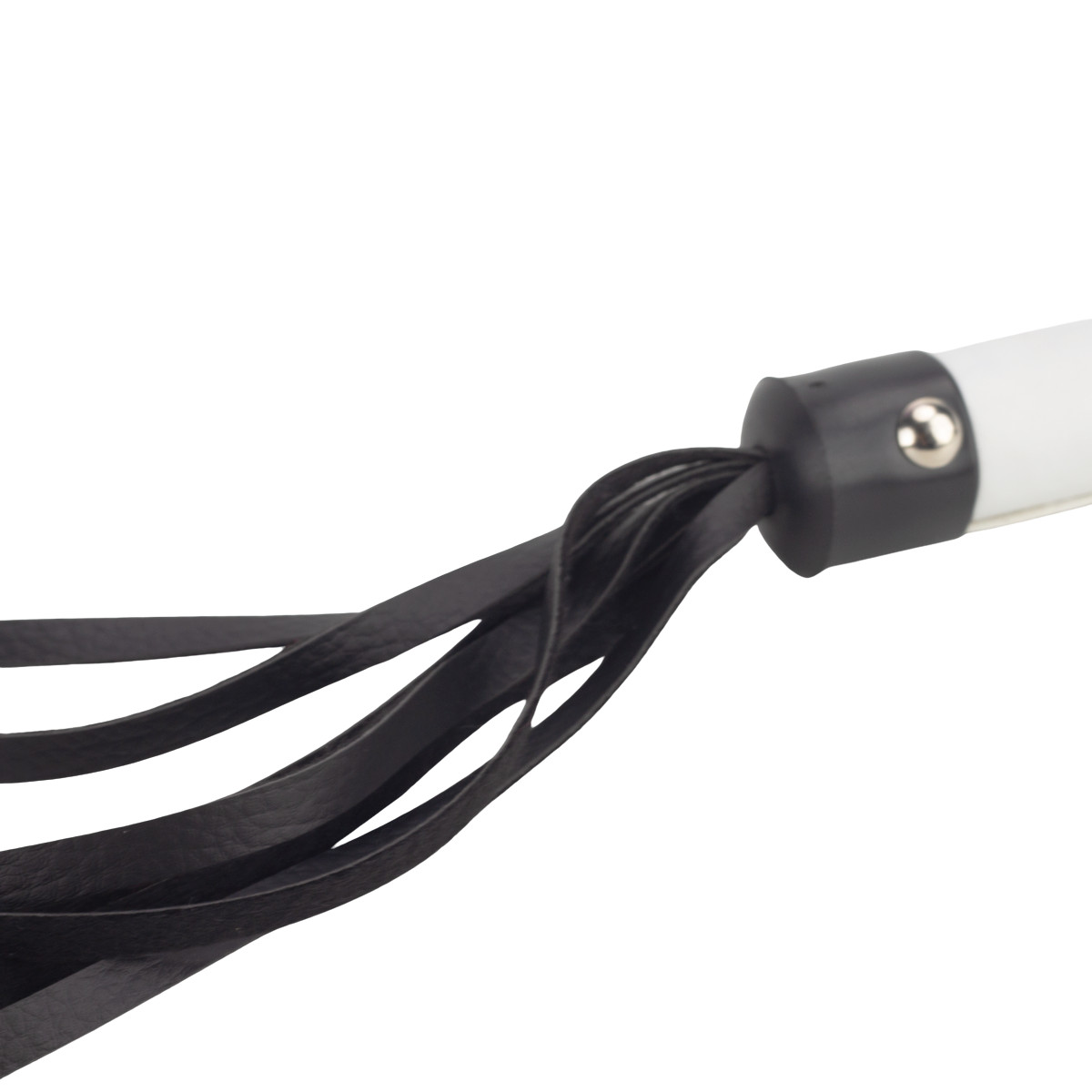 Kit Luxo com Chicote e Venda em Pelúcia - Brasil Fetiche | Cor: Branco - 4