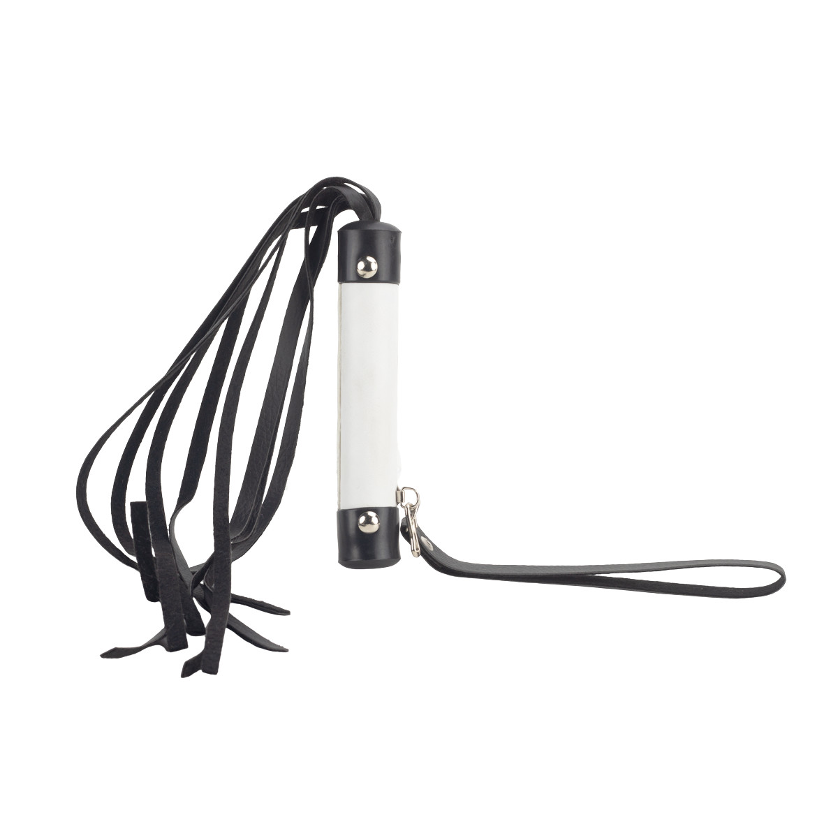 Kit Luxo com Chicote e Venda em Pelúcia - Brasil Fetiche | Cor: Branco - 5