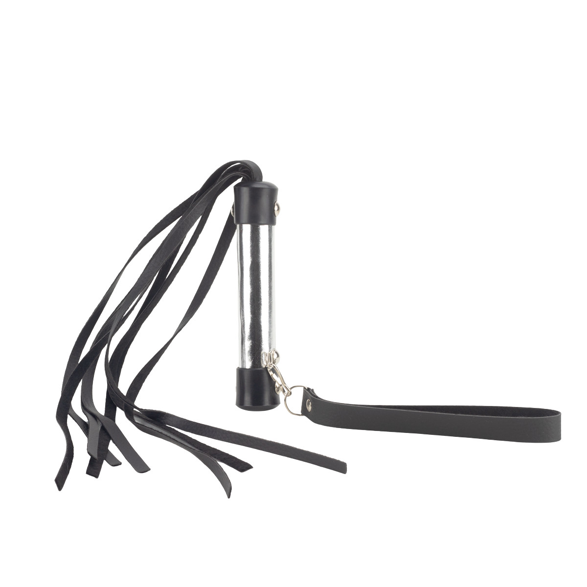 Kit Luxo com Chicote e Venda em Pelúcia 50 Tons - Brasil Fetiche | Cor: Cinza - 5