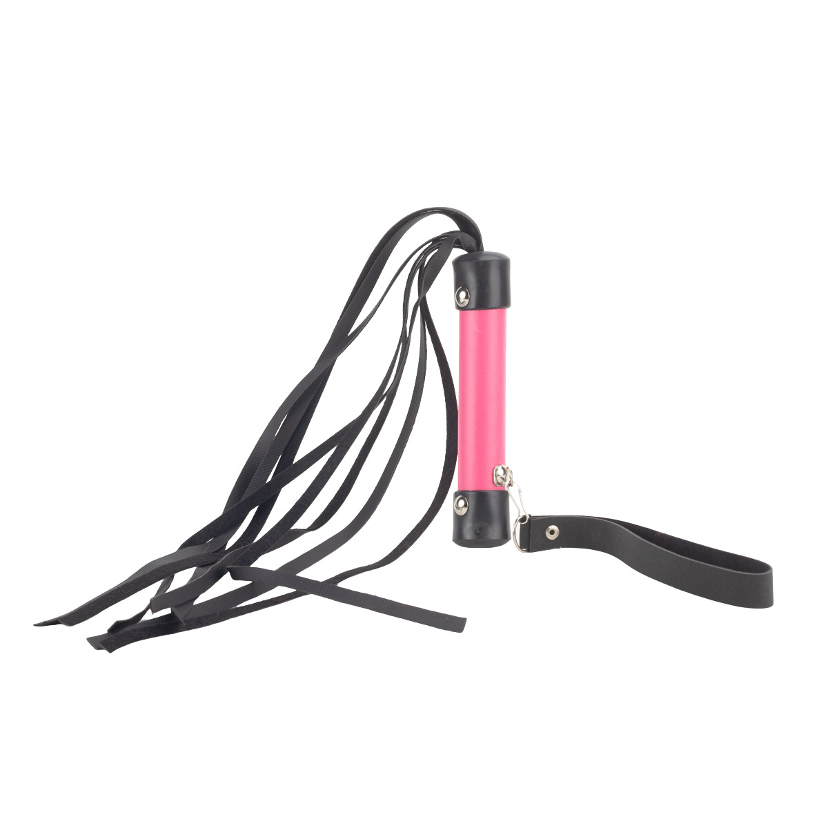 Kit Luxo com Chicote e Venda em Pelúcia - Brasil Fetiche | Cor: Rosa - 4