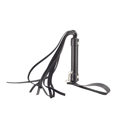 Kit Luxo com Chicote e Venda em Pelúcia - Brasil Fetiche | Cor: Preto