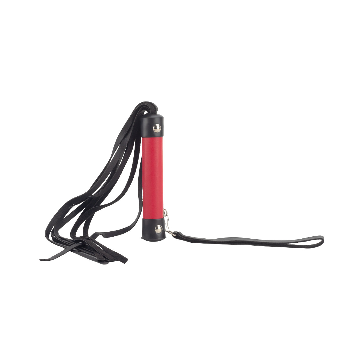 Kit Luxo com Chicote e Venda em Pelúcia - Brasil Fetiche | Cor: Vermelho - 5