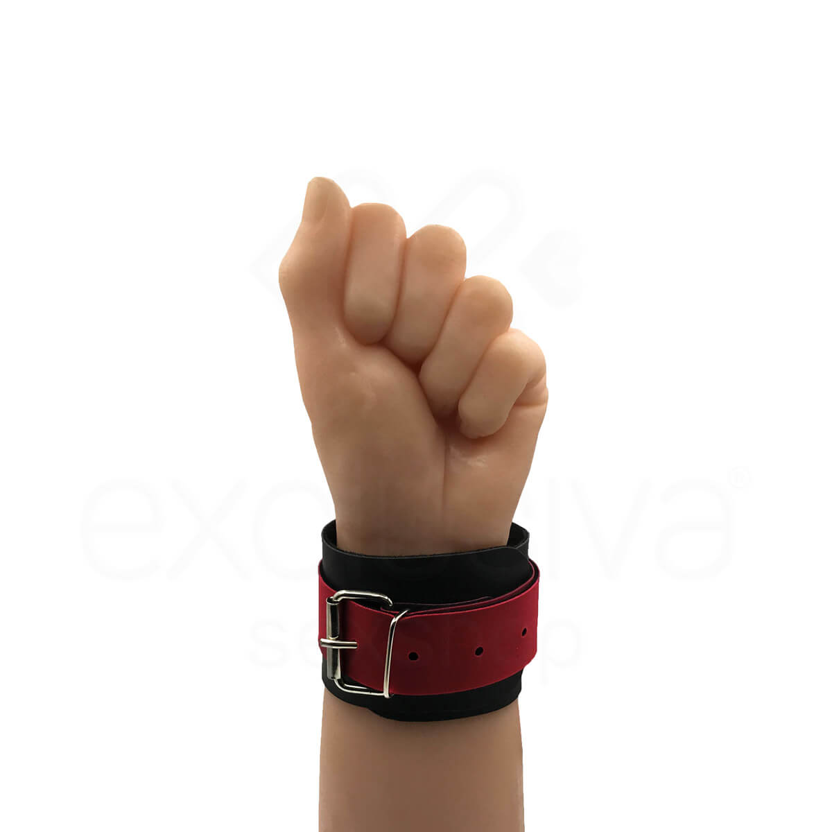 Kit Sadomasoquismo com Algema e Venda em Couro Sintético - Brasil Fetiche | Disponível em 6 Cores - 3