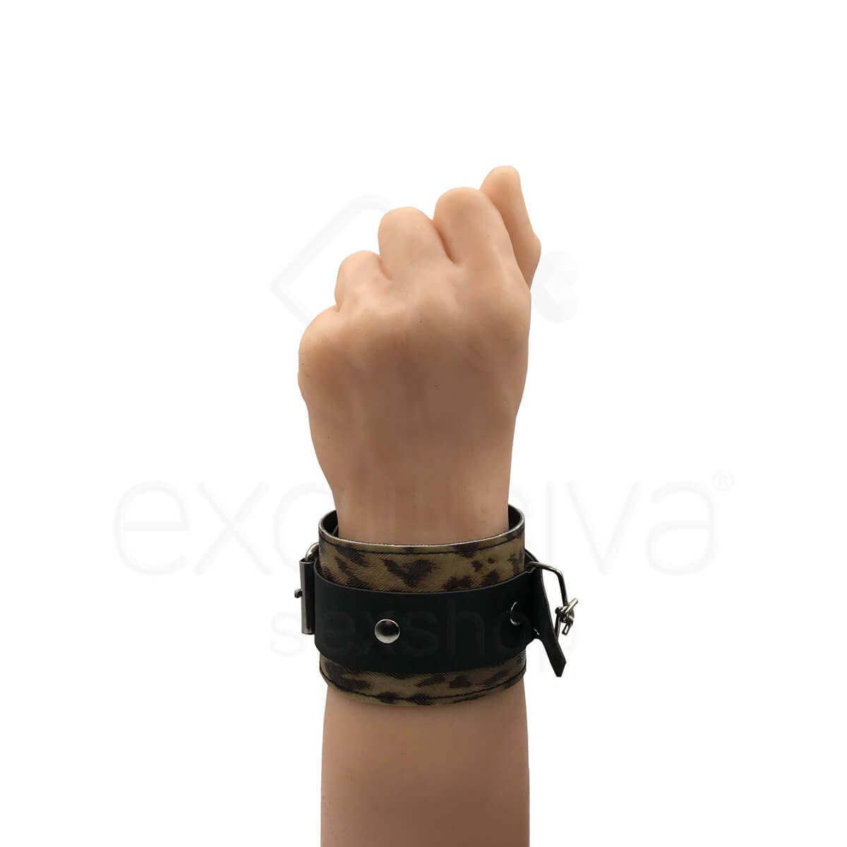 Kit Sadomasoquismo com Algema e Venda em Couro Sintético - Brasil Fetiche | Disponível em 6 Cores - 17