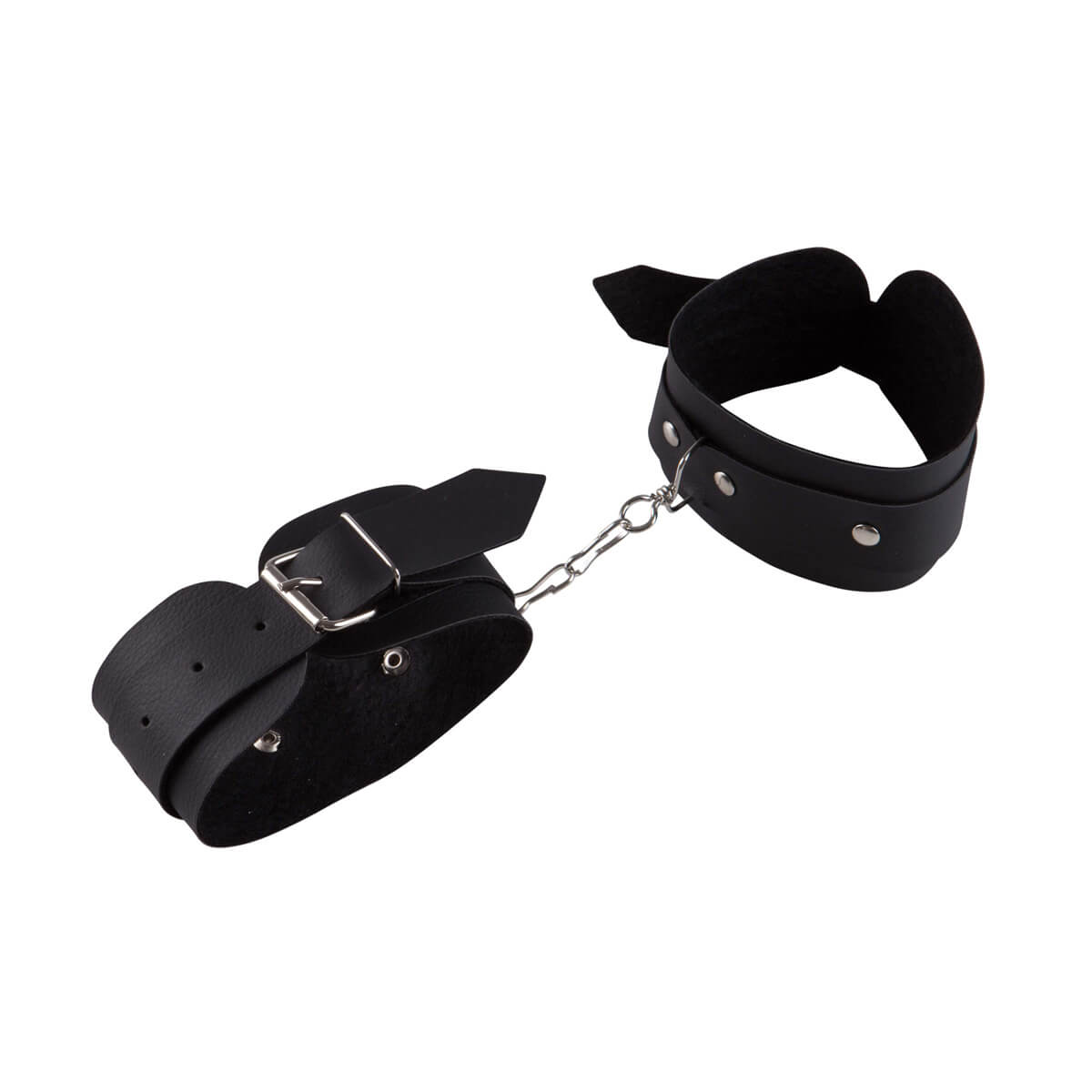 Kit Sadomasoquismo com Algema e Venda em Couro Sintético - Brasil Fetiche | Disponível em 6 Cores - 24