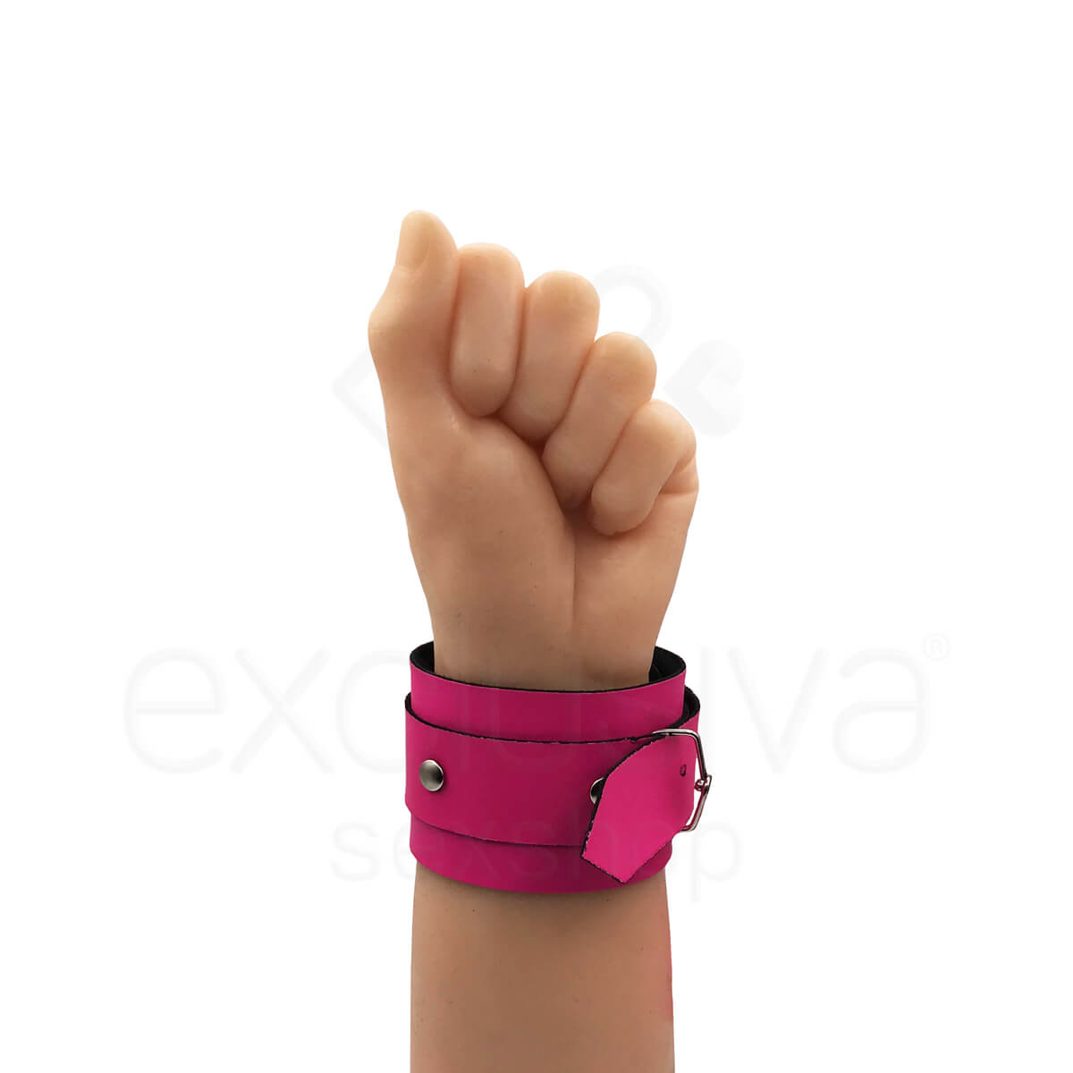 Kit Sadomasoquismo com Algema e Venda em Couro Sintético - Brasil Fetiche | Disponível em 6 Cores - 28